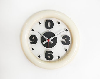 Time-Clock clock design by STG Studio for Guzzini, 1980s