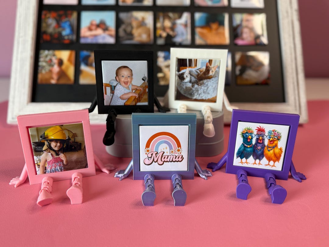 Custom Photo Magnet Frame: Includes One (1) 2