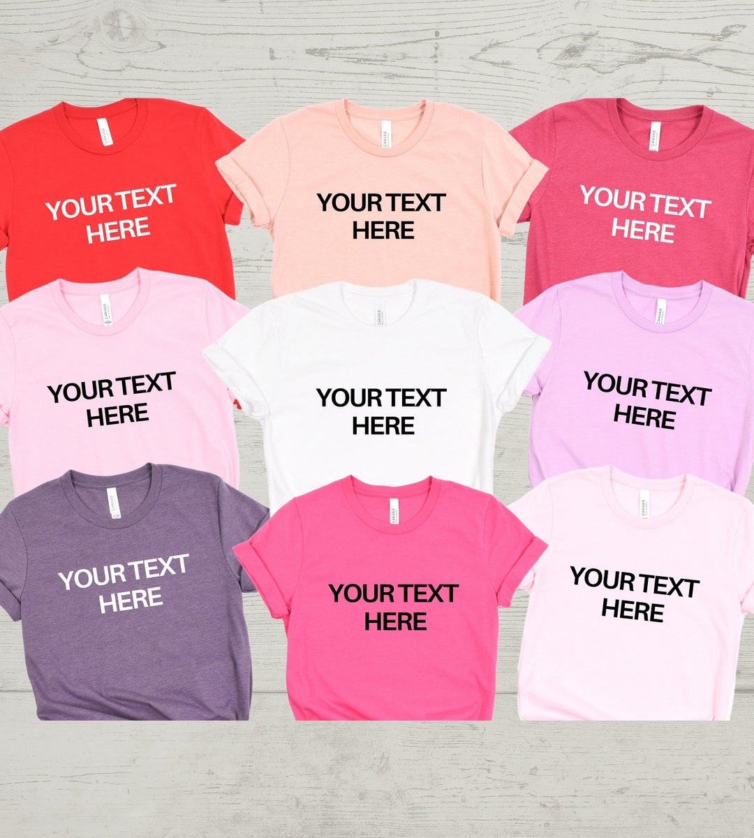 Personalized T-shirt, Make Your Own Design, Custom T-shirts, Custom