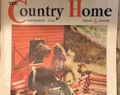 RARE 1935 Country Home magazine-September- Schools and Character Vegetarian 39 s Barnyard Early Ford Ad Lava Soap Lee Overalls Winchester