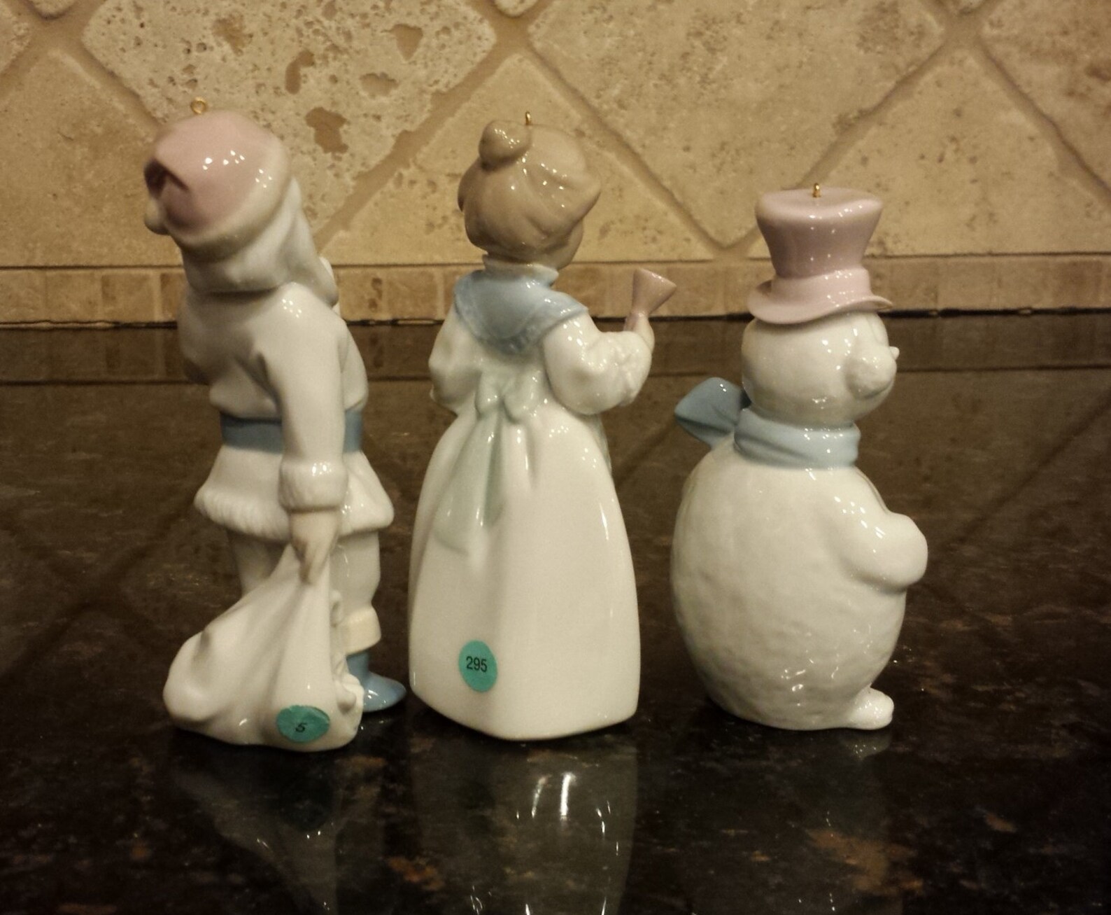 THREE Christmas LLADRO Figurine Ornaments Santa Clause Mrs. Etsy