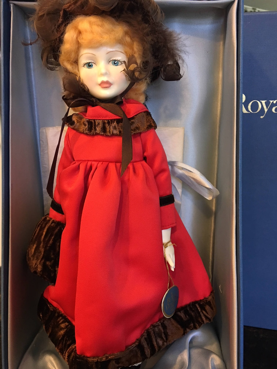 New Vintage ROYAL DOULTON Kate Greenaway Doll WINTER 7603 - Etsy