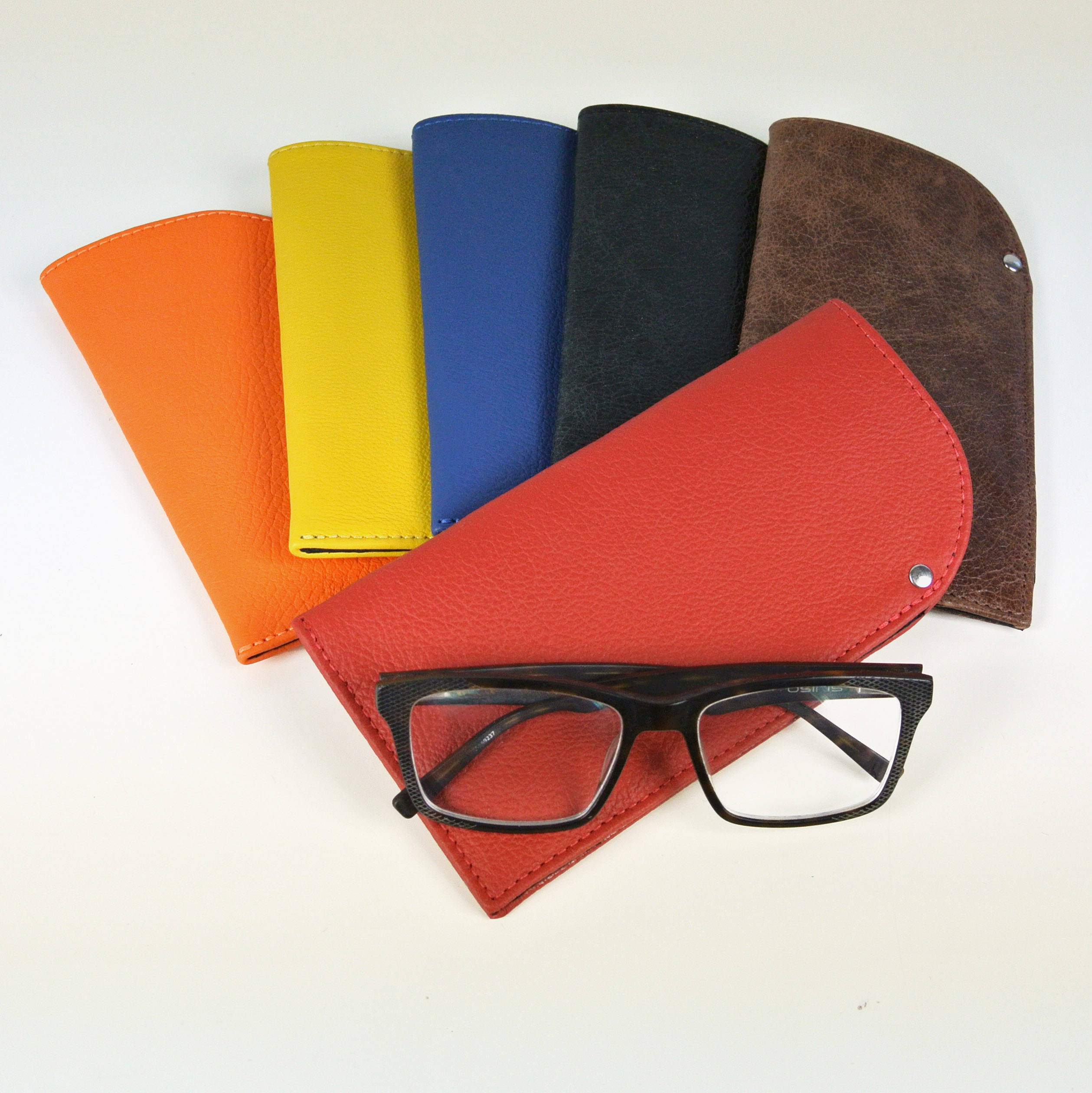 Leather Glasses Case Glasses Pouch Handmade UK Etsy