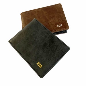 Personalised Leather Card Holder