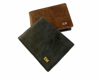 Personalised Leather Card Holder