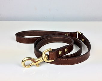 Personalised Leather Dog Lead