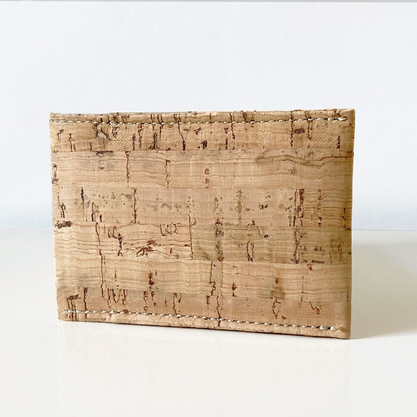 Porte-cartes natural cork - Vegan - Eco - Durable