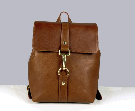 small leather backpack uk
