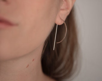 P Hoop Earrings · Original Hoops · Minimal Hoops