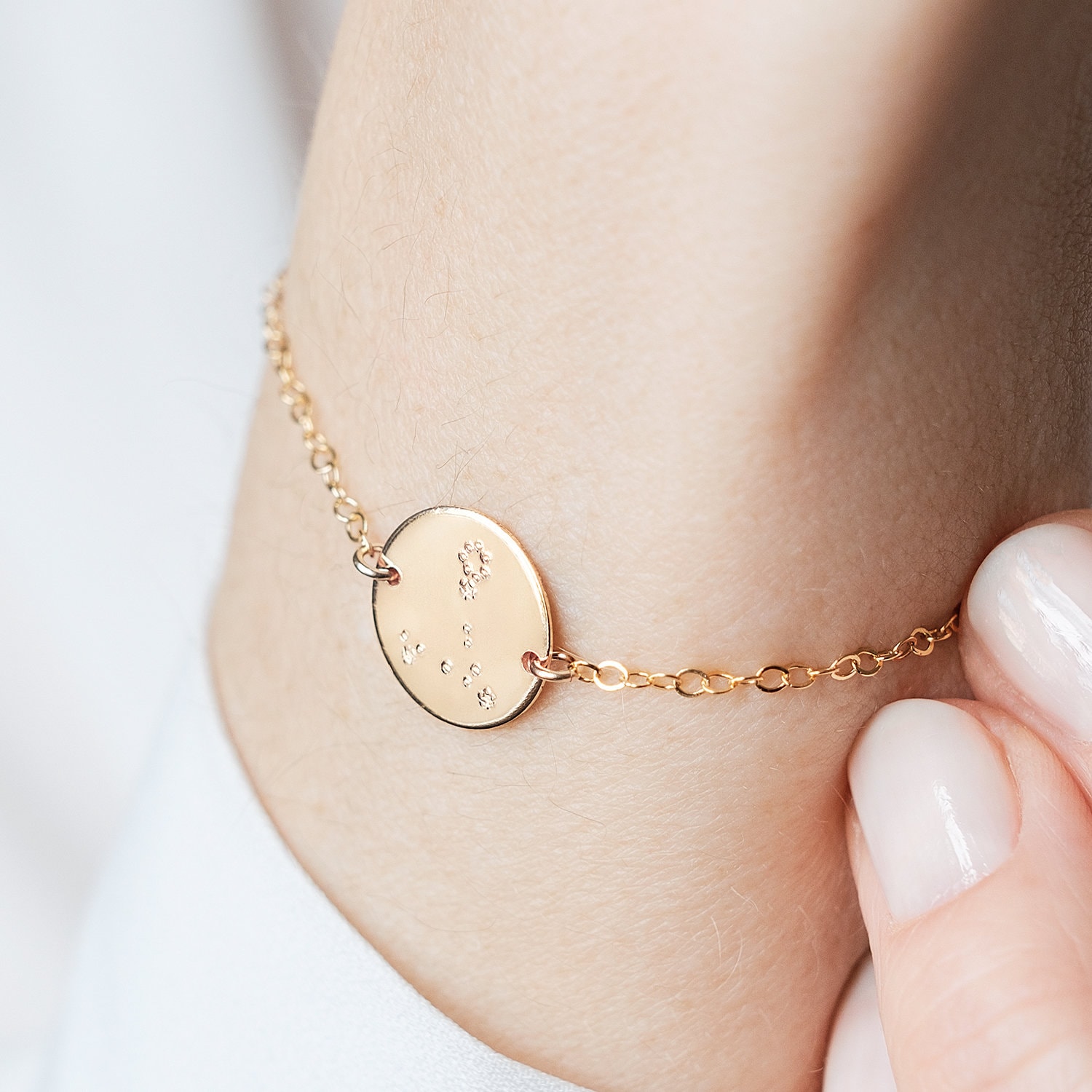 Bracciale da donna con 12 costellazioni, braccialetto da polso con
