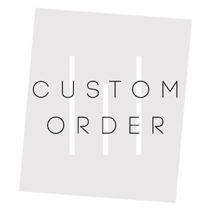 Order Customisation