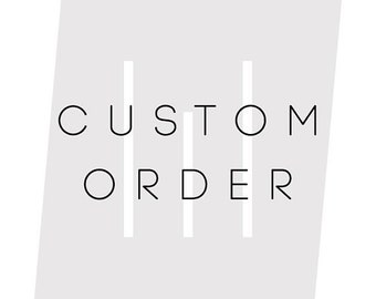 Order Customisation