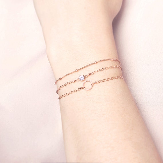 Rose gold bracelet | Rebekajewelry
