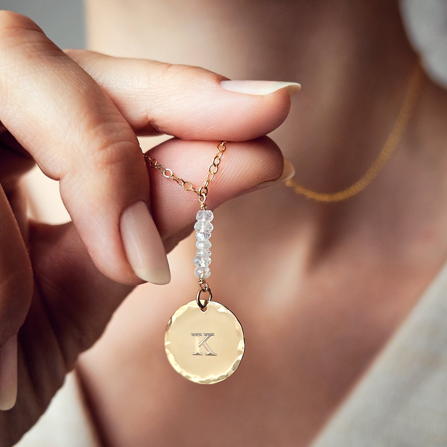 Personalised Monogram Necklace With 