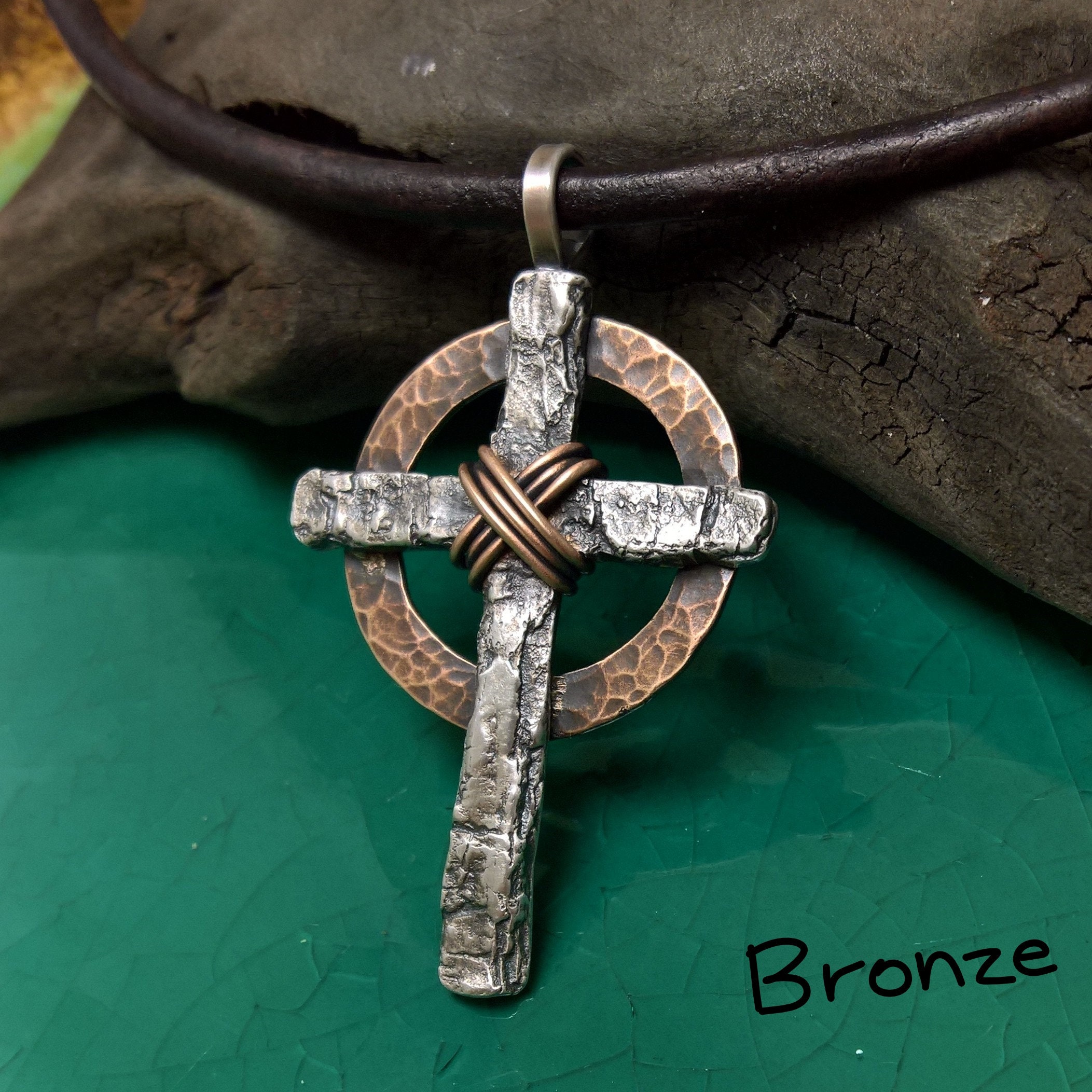 Male celtic cross clearance necklace