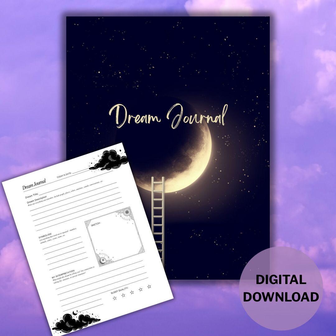 Printable Dream Journal Page – Digital Download PDF – Dream ...