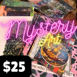 Mystery Art Pack – Prints & Stickers Bundle