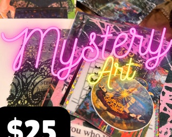 Mystery Art Pack – bundel prints en stickers