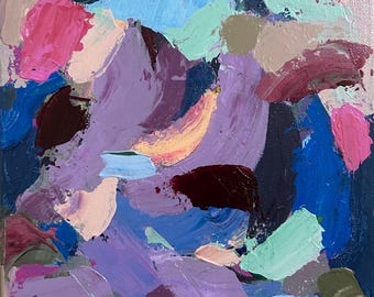 Geen fouten in de tango, Darling – origineel abstract schilderij (8 x 10)