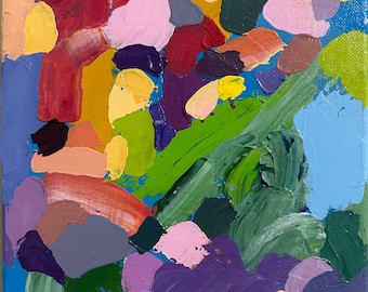 Colour Jungle – origineel abstract schilderij | 8 x 10 acryl op canvas