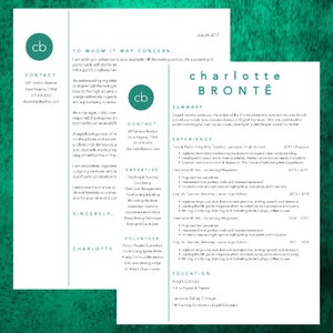 Classic Resume & Cover Letter Template - Instant Download - Professional and Modern CV Design