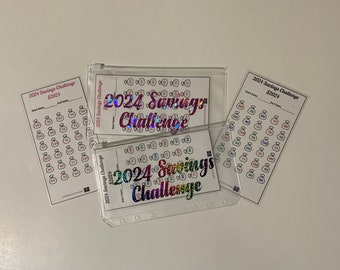 2024 A6 Savings Challenge, Week Envelope challenge, Savings Goal, Money Challenge, Low Budget, Low income
