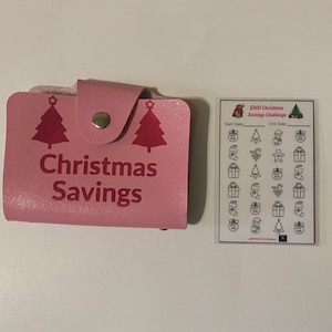 Mini 500 Christmas Savings Wallet, Money Saving Binder, Money Organizer, Low Budget, Laag inkomen