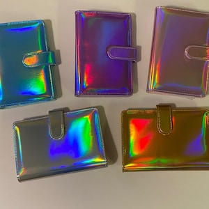 A6 Holographic Budget Binder, Money Saving Binder, Cash Envelopes for Budgeting, Money Organizer for Cash Budget Binder