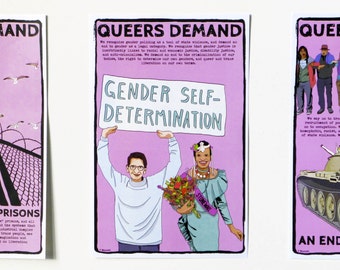 Poster: Queers Demand Gender Self-Determination