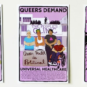 Poster: Queers Demand Universal Healthcare