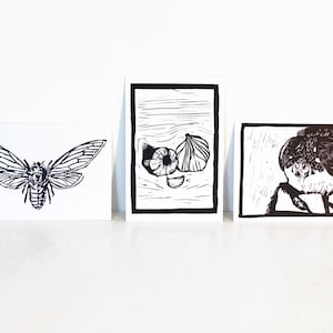 Small Linocut Set