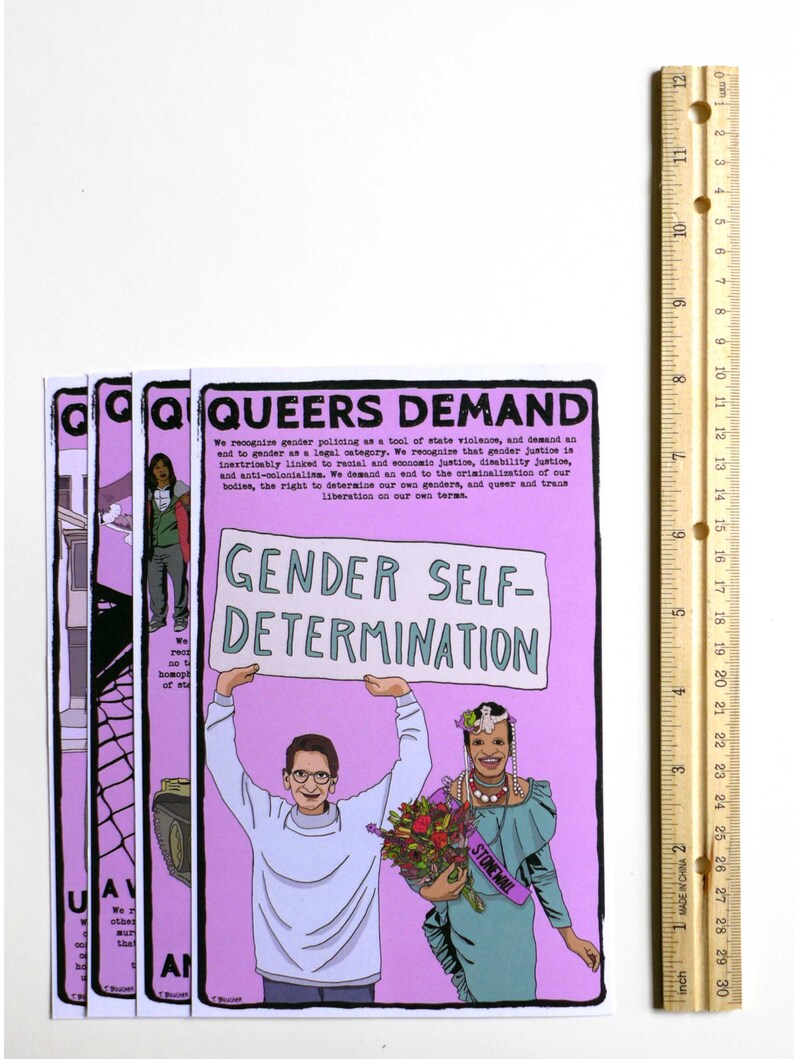 4 Print Set: Queer Demands image 3
