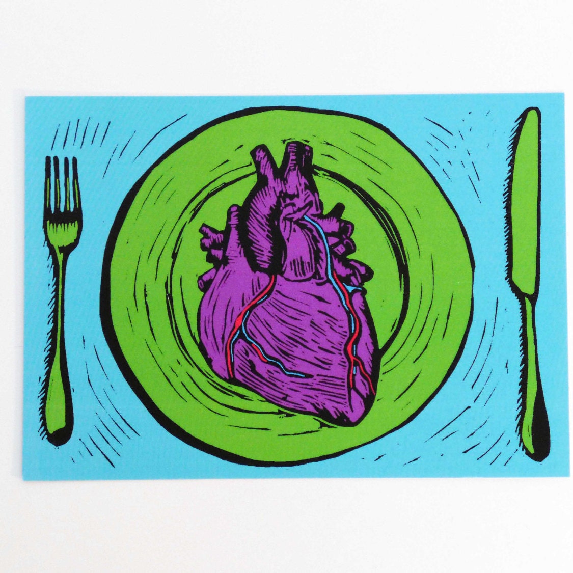 Eat Your Heart Out Print - Etsy