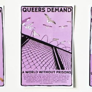 Poster: Queers Demand a World Without Prisons