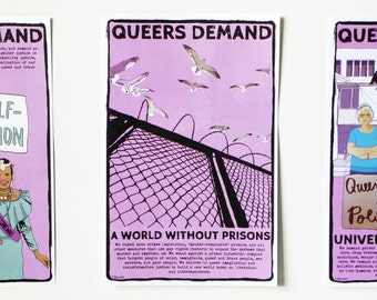 Poster: Queers Demand a World Without Prisons