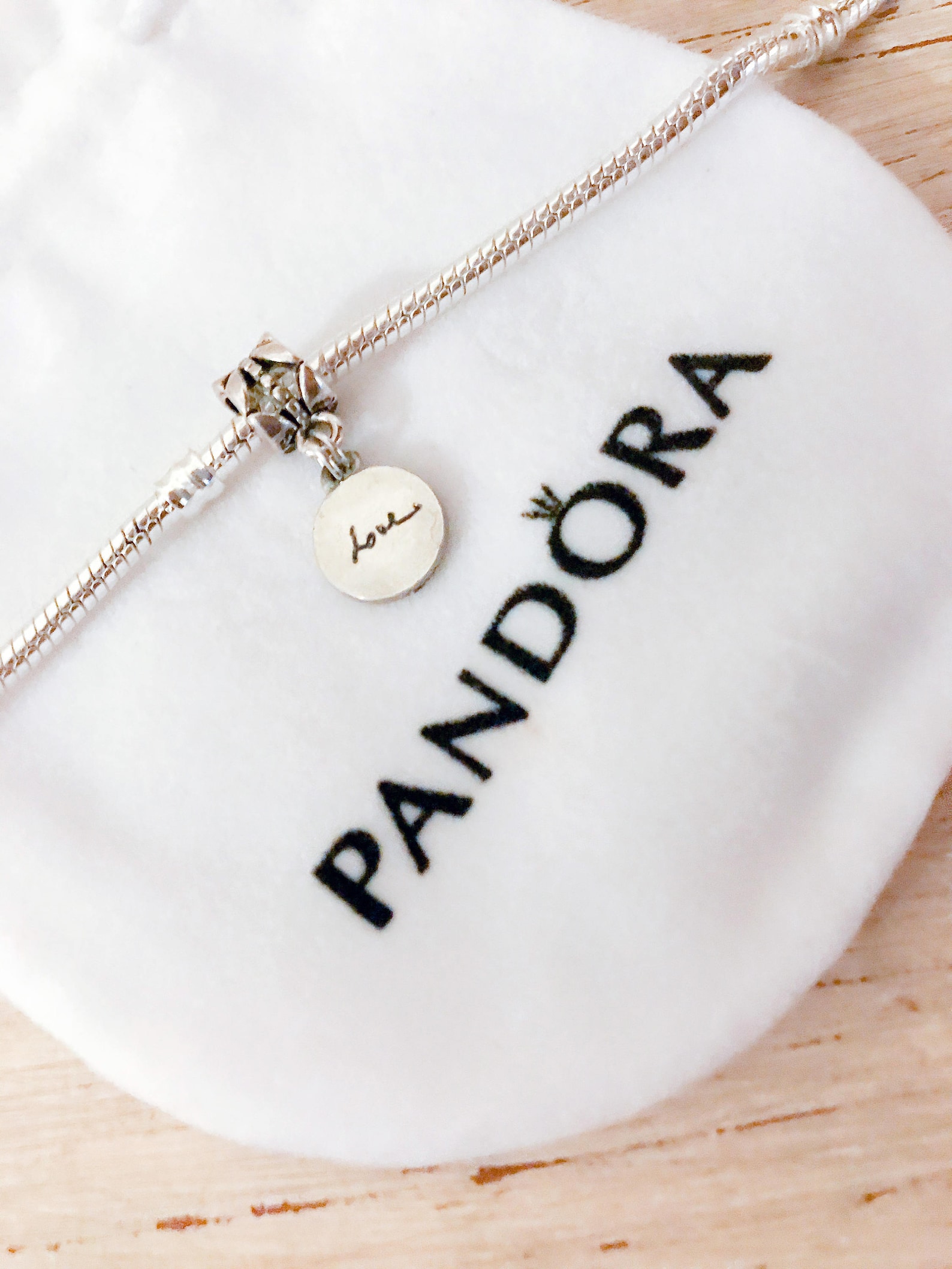 Charm With Handwriting for Pandora Style European Bracelet Etsy