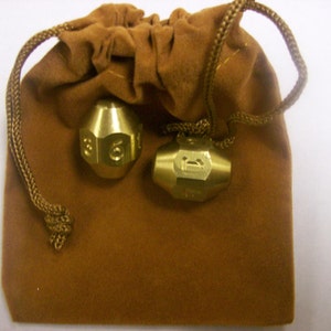 Solid Metal D6 Dice