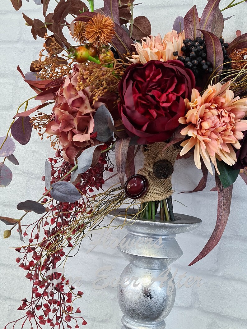 Desiree Bride Bouquet Rustic Bouquet Boho Bridal Bouquet Wedding Bouquet Silk Flower Artificial Floral Posy Burnt Orange Rust Burgundy Bouquets Corsages Weddings Usacarimportcenter Com