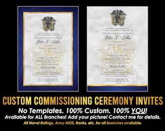 ALL BRANCHES - Custom Commissioning Ceremony Invitation
