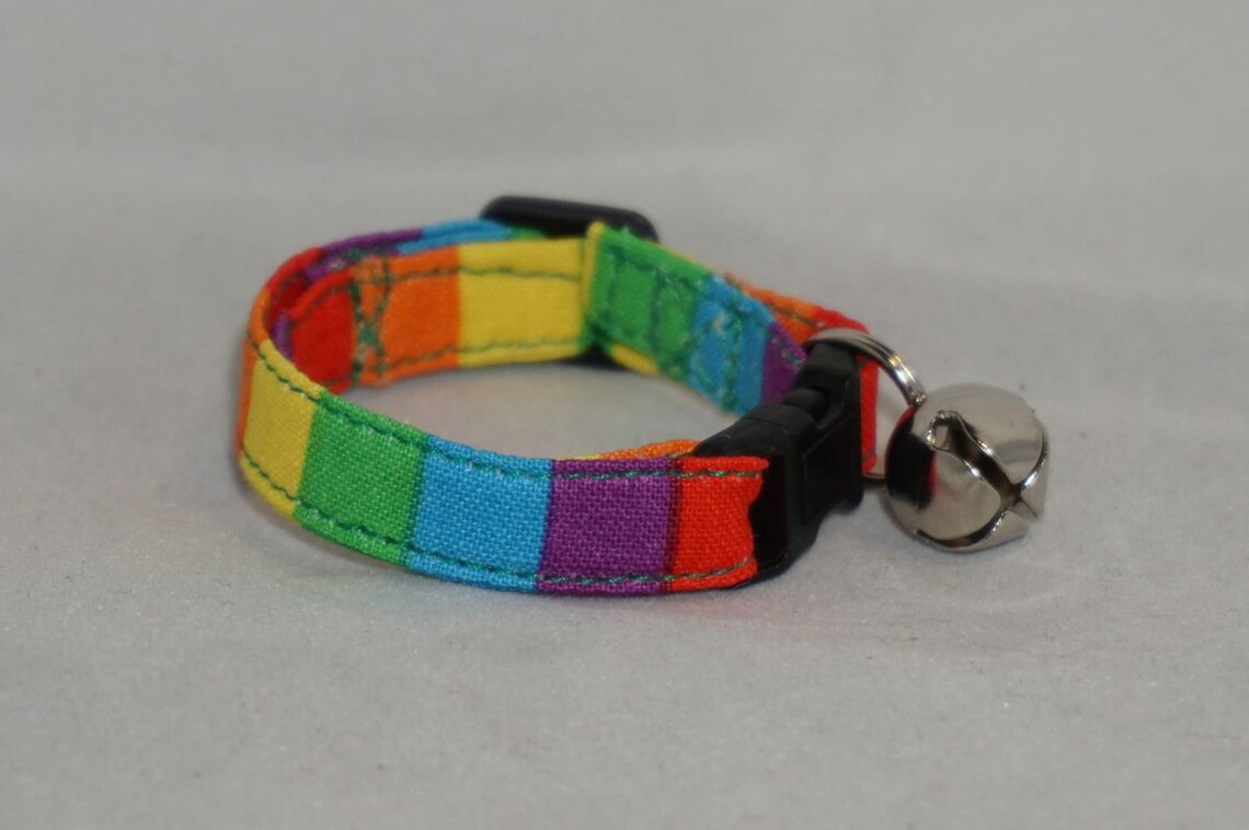 Rainbow Pride Ferret Collar Etsy