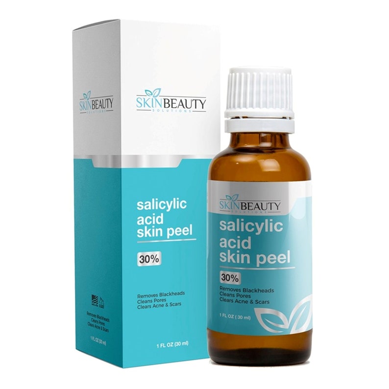 Salicylic acid Skin Chemical Peel 30 Natural Beta Hydroxy Acid Etsy