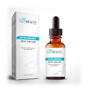 HYALURONIC ACID Skin Serum – 100% Pure Highest Quality Vegan Hyaluronic Acid -Hyaluronic Serum