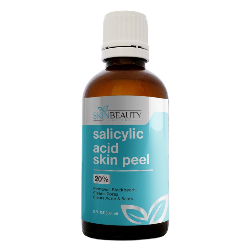 Salicylic acid Skin Chemical Peel 20 Natural Beta Hydroxy Etsy