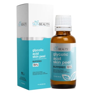 Glycolic 70 Peel for Face, Exfoliating Skin Peel, Glycolic Peel, Ideal for All Skin Types