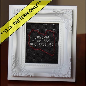 Arab Spring Love Notes - Libya - DIY PATTERN PDF