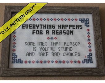 Bad Choices - DIY PATTERN PDF