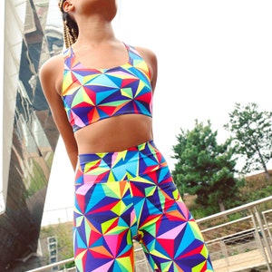 Glitch UV Cycling shorts Rave/ lounge/ sports
