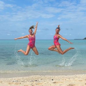 Pink Animal swimsuit/ Body image 1