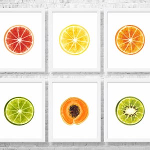 add a touch of nature to your kitchen with citrus... Citrus Kitchen Art, Fruits Prints, Fruit Decor, Kitchen Decor, Kitchen ...
