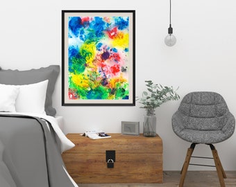 Abstract Painting Print, Abstract Art Print,  Abstract Watercolor Painting, Abstract Painting, Watercolor poster, Home decor